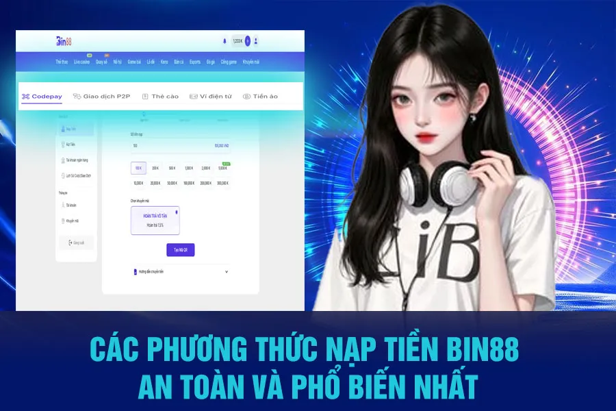 Các Phương Thức Nạp Tiền Bin88 An Toàn và Phổ Biến Nhất