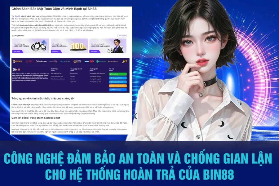 Công Nghệ Đảm Bảo An Toàn và Chống Gian Lận Cho Hệ Thống Hoàn Trả Của Bin88