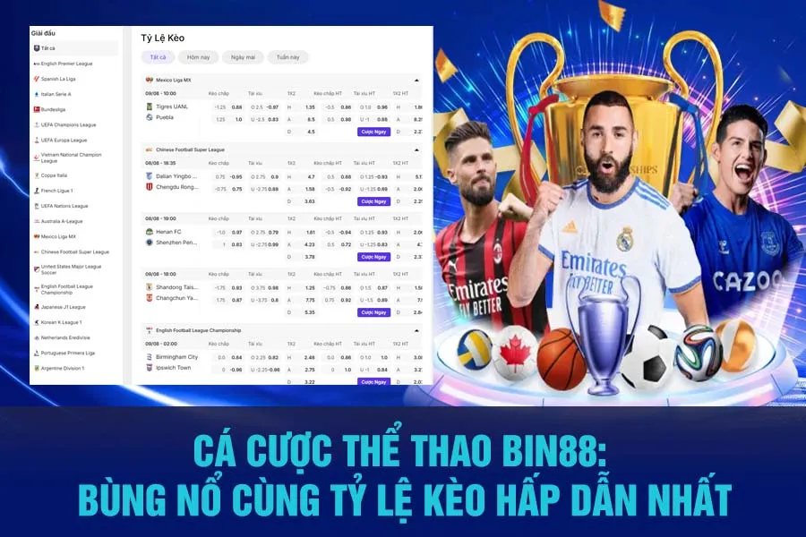 Khám phá Cá Cược Thể Thao Bin88